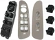 Master Power Window Door Switch & Switch Set (Tan) for 2002-2009 Dodge Ram NEW