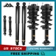 Front Struts Sway Bars + Rear Shocks for 2007-2013 Silverado Sierra 1500 - 6pcs