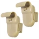 For Mazda 3 Mazda 6 Mazda MPV Beige 2x Sun Visor Clip Holder NEW LC6269261B30