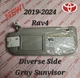 19 2020 2021 2022 2023 24 Toyota Rav4 Driver Side Gray Sun Visor 74320-0R060-B0