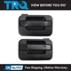 TRQ Left & Right Exterior Door Handle Set Rear Fits Ford Lincoln