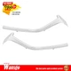 Front Grille Trim Molding Chrome Plastic 2pcs Left+Right For Mazda 3 2017-2018