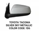 NEW SILVER Mirror fits 2016-2021 Toyota Tacoma Driver Left side Heated