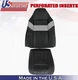 2006 For Ford F250 F350 Harley Davidson Driver Top & Bottom Leather Covers Black