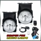 FIT FOR 03-06 GMC SIERRA 1500 2500 3500 CLEAR LENS FOG LIGHTS+WIRING+SWITCH PAIR