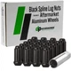 Black Lug Nuts | 2020-2025 Jeep Gladiator | Aftermarket Wheels