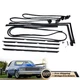 For 78-81 Chevrolet Malibu LeMans 2 Door Complete Weatherstripping Seals Kit 9PC