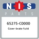 65275-CD000 Nissan Cover-brake fuild 65275CD000, New Genuine OEM Part