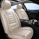 Leather Car Seat Covers for Ford C-Max CMax Energi 2013-2017, Premium Waterpr...