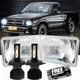 For Chevy S10 Blazer 1994-1997 4x6 inch LED Upgrade Headlight Hi-Lo Sealed Beam