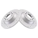 TRQ BRA46764 Disc Brake Rotors For Audi A6 Quattro 2005-2011 LH OR Right Rear