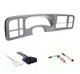 Complete Installation / DBL DIN Dash kit for 99-02 GM FULL-SIZE (SHALE) W/AMP