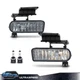 Fit For 99-02 GMC Sierra 1500 2500 3500 Smoked Front Bumper Fog Lights Lamps