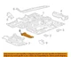 GM OEM 16-24 Malibu Pillars, Rocker Floor Floor Rails-Air Deflector 23314287