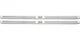 OER 4754349 Door Sill Plates 1959-60 Impala And GM Full Size; 2-Door; Chevy,