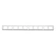 United Pacific 48510 Dashboard Panel Button Panel Trim, Stain for Freightliner