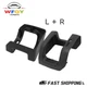 1 Set Seat L&R Belt Anchor Cover Black for VW Atlas 2018 19 20 21 22 23 24 2025