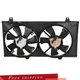 AC Radiator Cooling Dual Fan Assembly For Mazda 6 2003-2008 2.3L I4 MA3115127