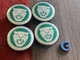 #G SET 4) 10-23 Jaguar X351 XJ XE F-Pace F-Type I-Pace GREEN Center Cap OEM 9W9M