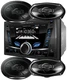Power Acoustik PL-52B Digital Media Headunit + Pioneer TS-G6930F 6x9" Speakers