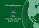 2016 Ford F-250, F-350, F-450, F-550, Super Duty Wiring Diagrams Manual