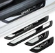 For Porsche Sport Steel Accessories Door Sill Protector Trim Strip Scuff Plate