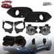 Front Bumper Fog Lights Lamps Pair w/Bulbs&Switch For 2019-2022 Honda HRV HR-V