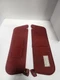 1987-1996 OBS Ford F150 F250 F350 Bronco RED CLOTH Sun Visors Sunvisor Pair 