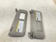 10-15 Lexus RX 450h Left Driver Right Passenger Sun Visor Sunvisor Pair