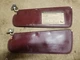 1981-1993 Dodge D150 D250 D350 Ramcharger OEM Sun Visors Red Sunvisors Vinyl