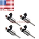 Fuel Injectors PE0113250C For 2012-2018 Mazda 3 16-18 CX-3 13-16 CX-5 2.0L SET 4