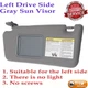 For Toyota Tacoma 2005-2015 Gray Driver Side Sun Visor Left 74320-04181-B1
