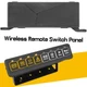 For Jeep Gladiator Wireless 8Gang Switch Panel ON-OFF Strobe Circuit Control Box