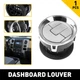Fit For Ford F-150 2009-2014 Dashboard Louver AC Heater Louvre Air Vent Chrome K