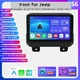 9" CarPlay GPS Radio Android 12 For Jeep Wrangler 2018-21 Car Stereo WIFI 6+64GB