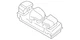 Genuine Nissan Window Switch 25401-5RL0A
