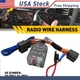Radio Add Subwoofer Amplifier Adapter Harness Wire For 2008 2009-2019 GMC Savana