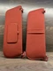87 - 96 Ford Bronco F-150 F-250 F-350 Driver Passenger Sun Visor Set Red Cloth