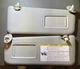 2013-2018 Toyota RAV4 Sun Visor Set Driver & Passenger Shades Grey Vinyl OEM