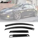 Fits 10-13 Mazda 3 Hatchback Window Visors Acrylic Sun Guard Rain Deflector 4PC