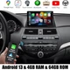 For Honda Accord 8 2008-2013 10.1'' Android 13 32GB Carplay Car Stereo GPS Radio