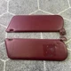 87 - 96 Ford Bronco F-150 F-250 F-350 Driver Passenger Sun Visor Set Red Vinyl