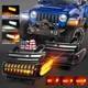 For Jeep 2018+ Wrangler JL Gladiator JT Smoke LED Sequential Turn Signal Lights