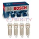 4 pc Bosch Platinum Spark Plugs for 2006-2013 Mazda 6 2.3L 2.5L L4 Ignition rp