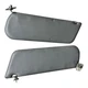 1987-1996 Ford F-150 F250 F350 Bronco  GRAY VINYL Sun Visors Sun Shade Pair