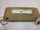 08-13 CADILLAC CTS PASSENGER RIGHT SUN VISOR SUN SHADE TAN CLOTH OEM USED TESTED