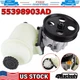 Power Steering Pump w/ Pulley For 09-10 Dodge Ram 1500 3.7L 4.7L 5.7L 55398903AD