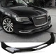 For 2015-2021 Chrysler 300 Gloss Black Front Bumper Lip Spoiler Spoiler Body Kit