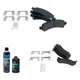 For Chevy Tahoe 02-06 TRQ BFA15230 Semi-Metallic Front & Rear Disc Brake Pads