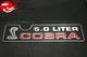 Ford Racing 93 94 95 Mustang Cobra 5.0 Upper Intake Aluminum Plaque Emblem